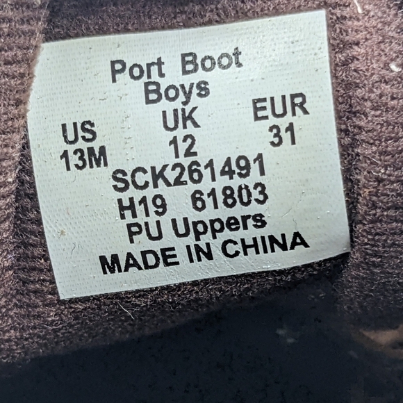 Sperry Port Boot 13T - Picture 6 of 6